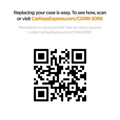 Image showing  Chrysler, Dodge and Jeep Keyless Entry Remote Case with 3 Buttons