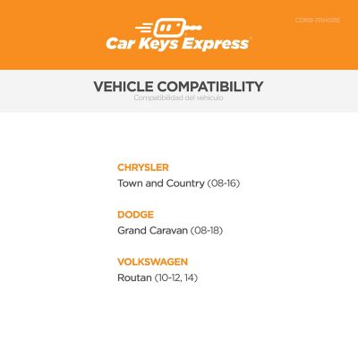 Image showing  Chrysler, Dodge and Jeep Keyless Entry Remote Case with 7 Buttons