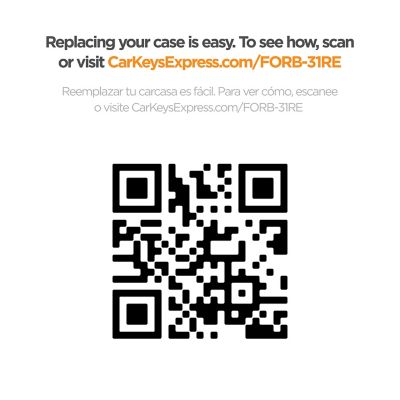 Image showing  Ford Keyless Entry Remote Case with 3 Buttons, US Flag