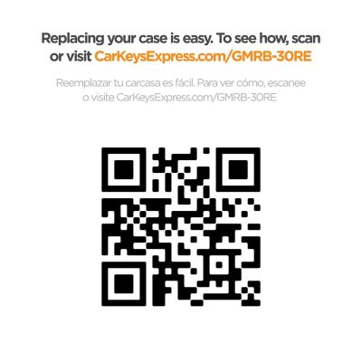 Image showing  GM Keyless Entry Remote Case with 3 Buttons, Black, GMRB-30RE