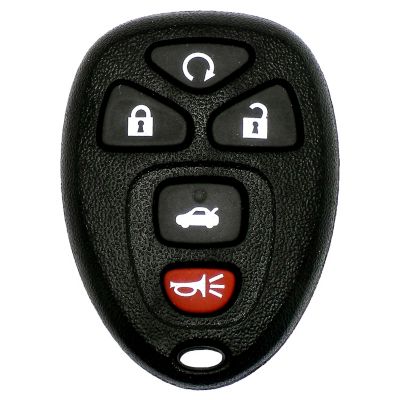 Car Keys Express GM Keyless Entry Remote Case, 5 Button, GMRB-31RE