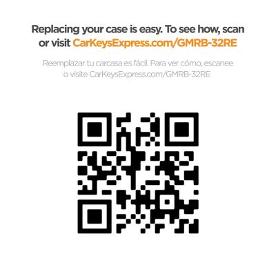 Image showing  GM Keyless Entry Remote Case with 3 Buttons, Black, GMRB-32RE