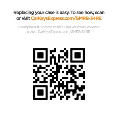 Image showing  GM Keyless Entry Remote Case with 3 Buttons, US Flag