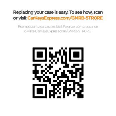 Image showing  GM Keyless Entry Remote Case with 5 Buttons, US Flag