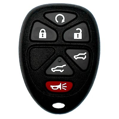 Car Keys Express GM Keyless Entry Remote Case, 6 Button