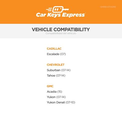 Image showing  GM Keyless Entry Remote Case with 6 Buttons