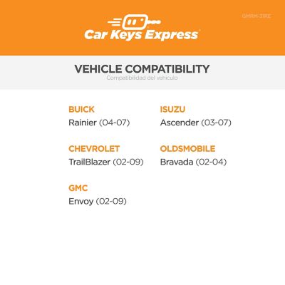 Image showing  GM Keyless Entry Remote with 3 Buttons, GMRM-31RE