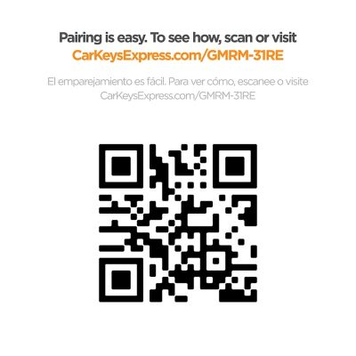 Image showing  GM Keyless Entry Remote with 3 Buttons, GMRM-31RE