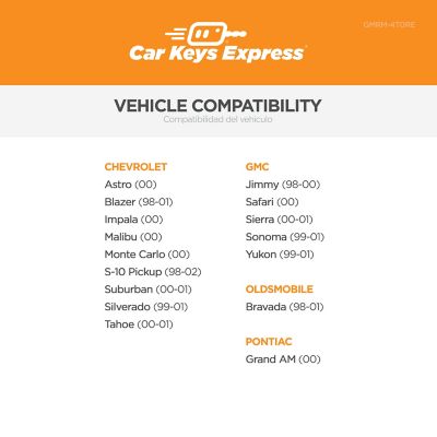 Image showing  GM Keyless Entry Remote with 4 Buttons, GMRM-4T0RE