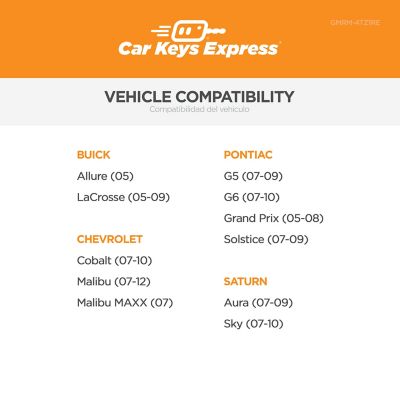 Image showing  GM Keyless Entry Remote with Installer with 4 Buttons, GMRM-4TZ1RE