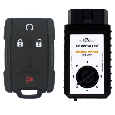 Image showing 6 th Car Keys Express GM Keyless Entry Remote with Installer with 4 Buttons, GMRM-4TZ2RE