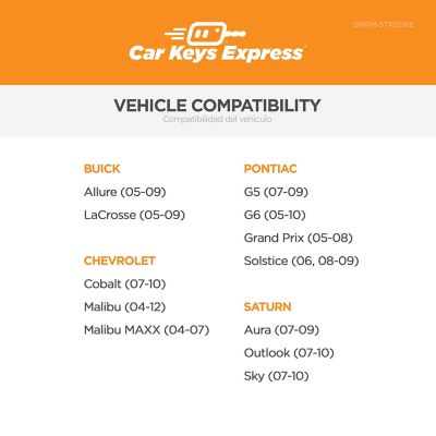 Image showing  GM Keyless Entry Remote with Installer with 5 Buttons