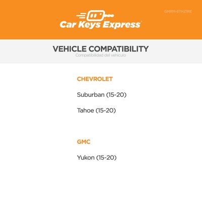 Image showing  GM Keyless Entry Remote with Installer with 6 Buttons, GMRM-6THZ1RE