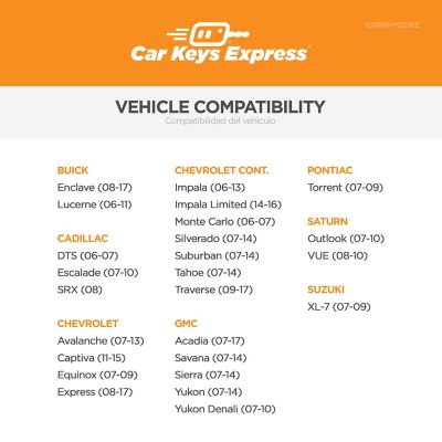 Image showing  GM Keyless Entry Remote with Installer, GMRM-MZ0RE