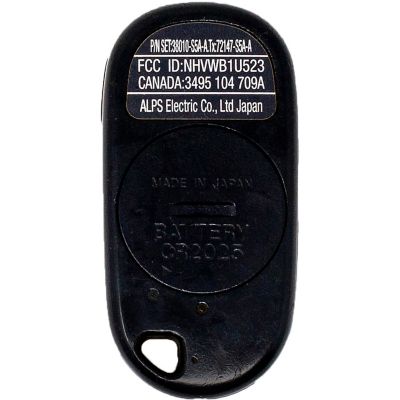 Image showing  Honda Keyless Entry Remote with 3 Buttons
