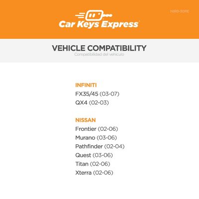 Image showing  Nissan Keyless Entry Remote Case with 3 Buttons