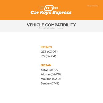 Image showing  Nissan Keyless Entry Remote Case with 4 Buttons