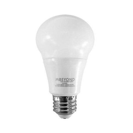 Beyond LED Technology JK LED A19 Bulbs, 11W, 1,100 Lumen, 2,700K, 120V, E26 Base, Dimmable, UL & ES Listed, 50-Pack