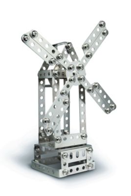 Image showing  Crane and Windmill Construction Set and Educational Toy