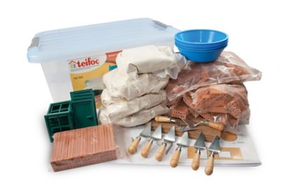Teifoc School Brick Construction Set and Educational Toy, 320 pc.