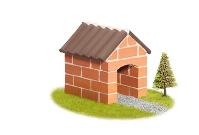 Teifoc Small Cottage Construction Set and Educational Toy, Intro to Engineering and STEM Learning