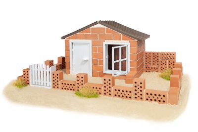 Teifoc Summer Cottage Construction Set and Educational Toy, 130 pc.