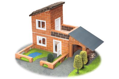 Teifoc Villa with Garage Construction Set and Educational Toy