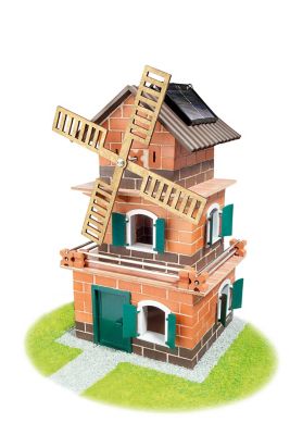 Teifoc Solar House Windmill Construction Set and Educational Toy, 380 pc.