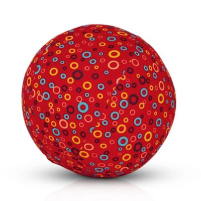 BubaBloon Circles Cotton Balloon Cover Toy, Red
