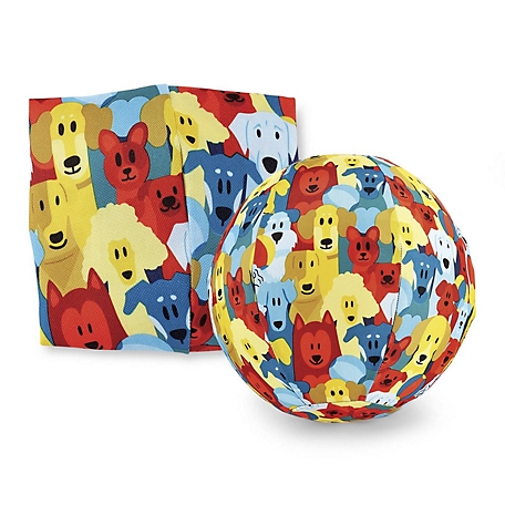 BubaBloon Dog Balloon Cover Toy, Colorful Dogs Print