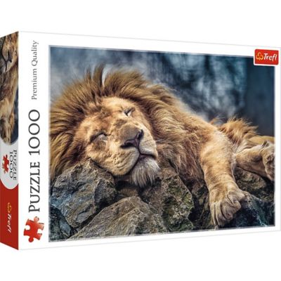 Trefl 1,000 pc. Sleeping Lion Jigsaw Puzzle