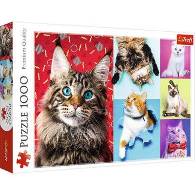 Trefl 1,000 pc. Happy Cats Jigsaw Puzzle