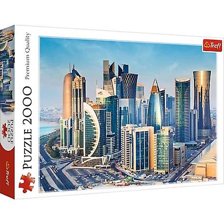 Trefl 2,000 pc. Doha Qatar City Skyline Jigsaw Puzzle