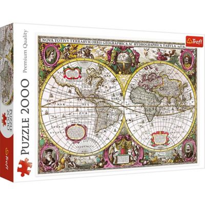 Trefl 2,000 pc. Old World Map Jigsaw Puzzle