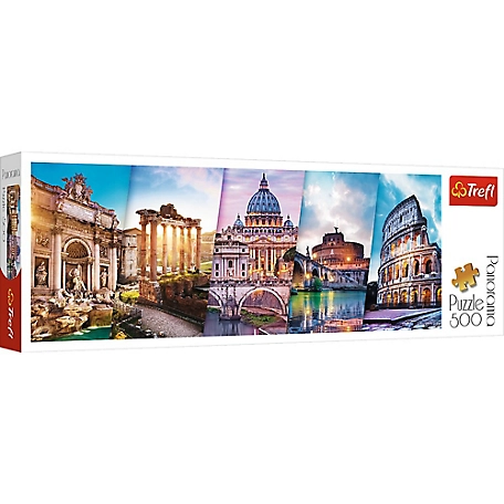 Trefl 500 pc. Traveling to Italy Iconic Monuments Panorama Jigsaw Puzzle