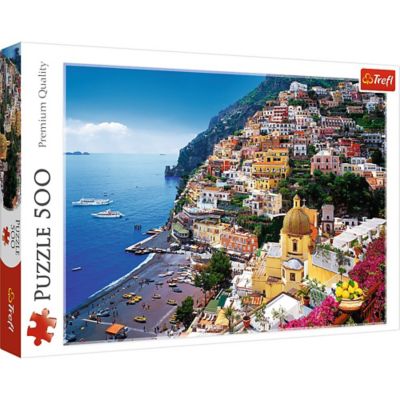 Trefl 500 pc. Amalphian Coast Jigsaw Puzzle, Showcases Positano Italy