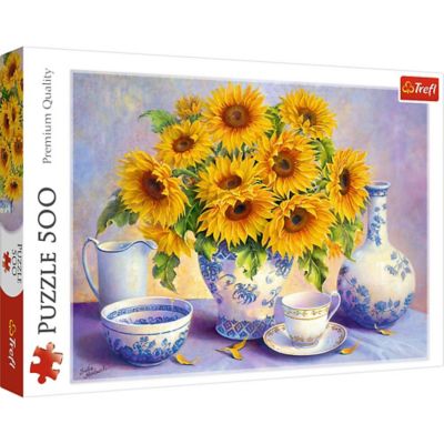 Trefl 500 pc. Painted Sunflower Jigsaw Puzzle