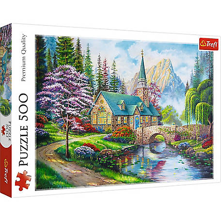 House of Puzzles Big 500 piece jigsaw puzzle New & Sealed Making Hay 