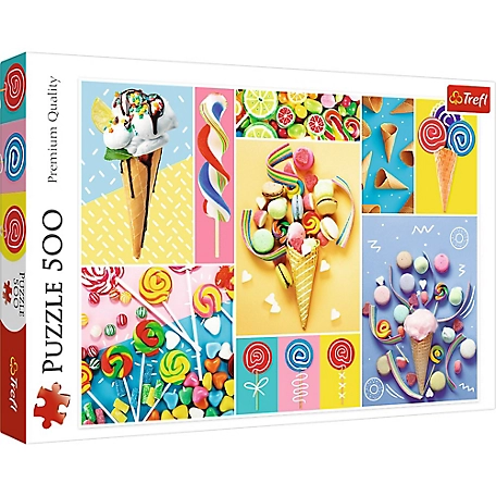 Trefl 500 pc. Favorite Sweets Candy and Ice Cream Jigsaw Puzzle