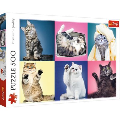 Trefl 500 pc. Cat Collage Jigsaw Puzzle