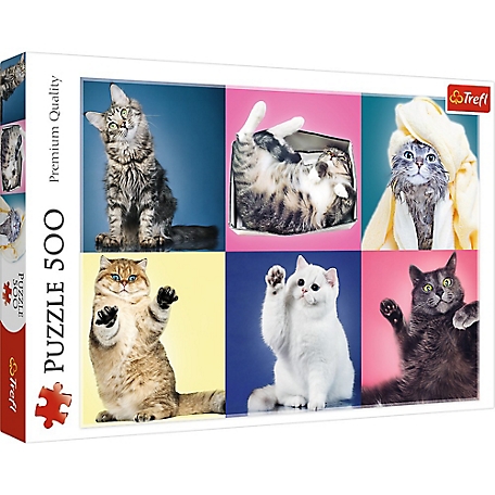 Trefl 500 pc. Cat Collage Jigsaw Puzzle