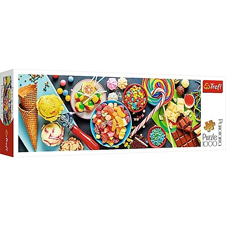 Trefl 1,000 pc. Sweet Delights Colorful Candy and Sweet Treats Jigsaw Puzzle