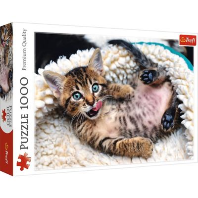 Trefl 1,000 pc. Cheerful Kitten Jigsaw Puzzle