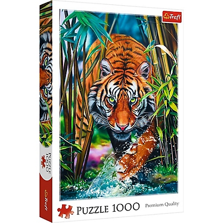 Trefl 1,000 pc. Grasping Tiger Jigsaw Puzzle