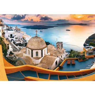 Image showing  1,000 pc. Fairytale Santorini Greece Jigsaw Puzzle