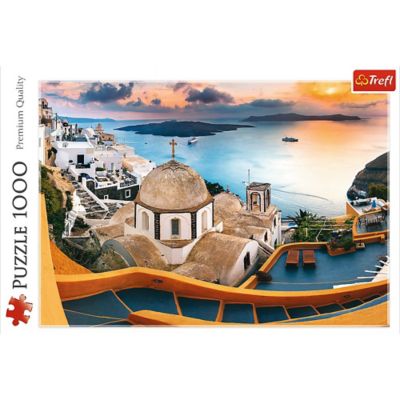 Image showing  1,000 pc. Fairytale Santorini Greece Jigsaw Puzzle