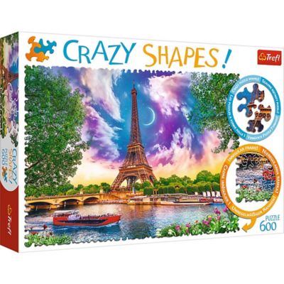 Trefl 600 pc. Crazy Shape Sky Over Paris France Jigsaw Puzzle