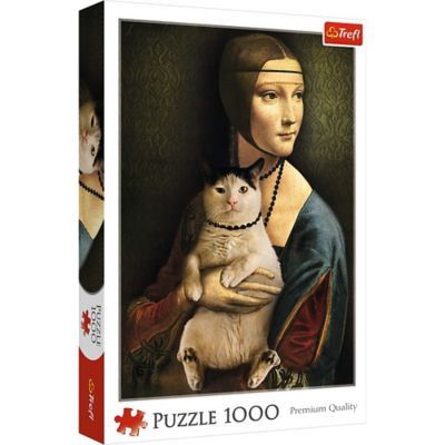 Trefl 1,000 pc. Lady with a Cat by Leonardo da Vinci Jigsaw Puzzle