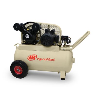 Ingersoll Rand 2 HP 20 gal. Single Stage P1.5IU-A9-H Horizontal GarageMate Air Compressor Ingersoll ram 2 horsepower 20