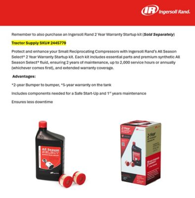 Image showing  2 HP 20 gal. Single-Stage P1.5IU-A9-H Horizontal GarageMate Air Compressor